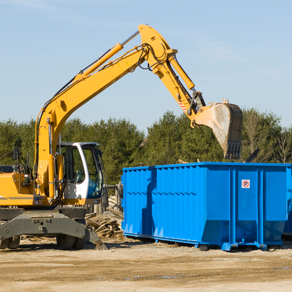 can i rent a residential dumpster for a construction project in Rail Road Flat California